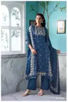 Violetta 3723 By Ganga Cotton Satin Designer Salwar Suit Wholesale Online